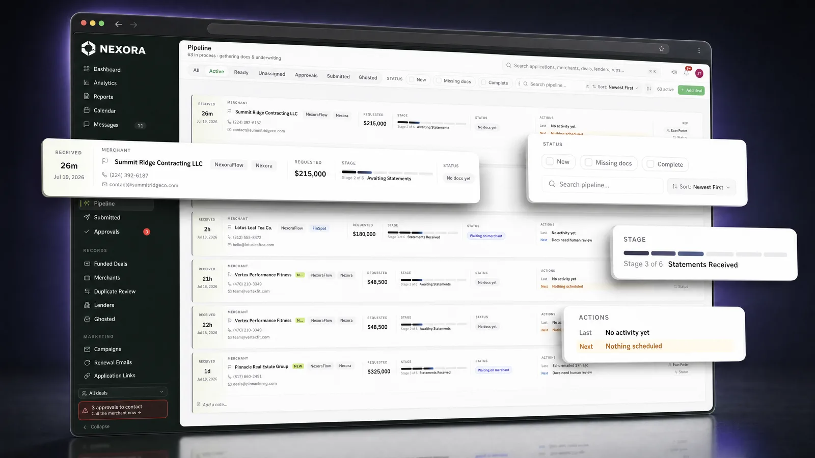 Funding Platform product screenshot