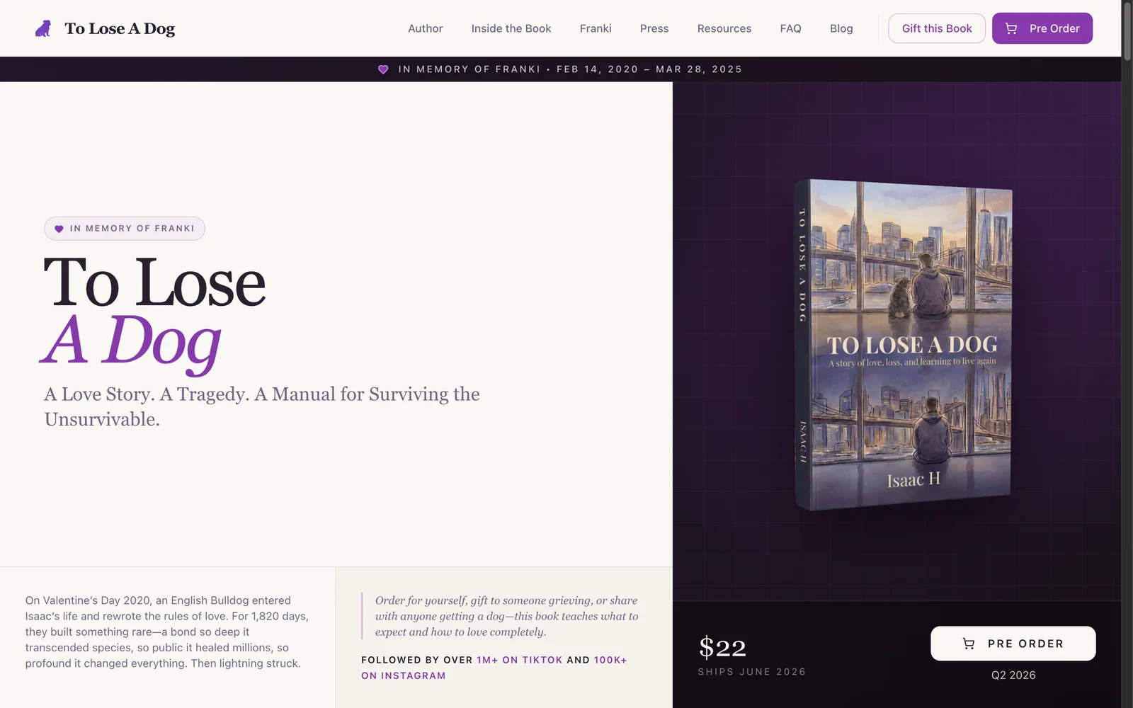 Screenshot of toloseadog.com